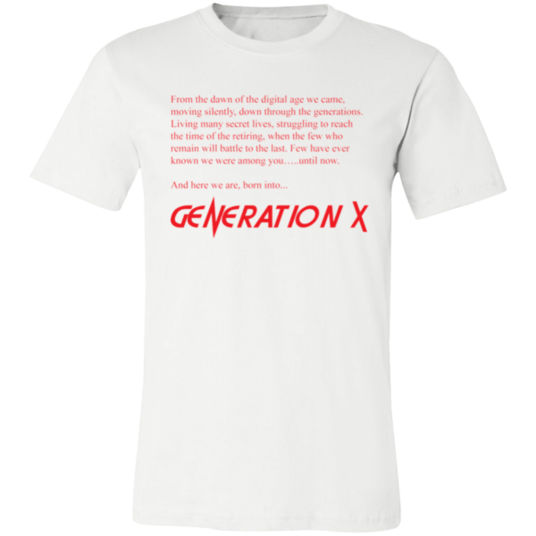 Generation X HIGHLANDER Themed Unisex Jersey Short-Sleeve T-Shirt - Image 3