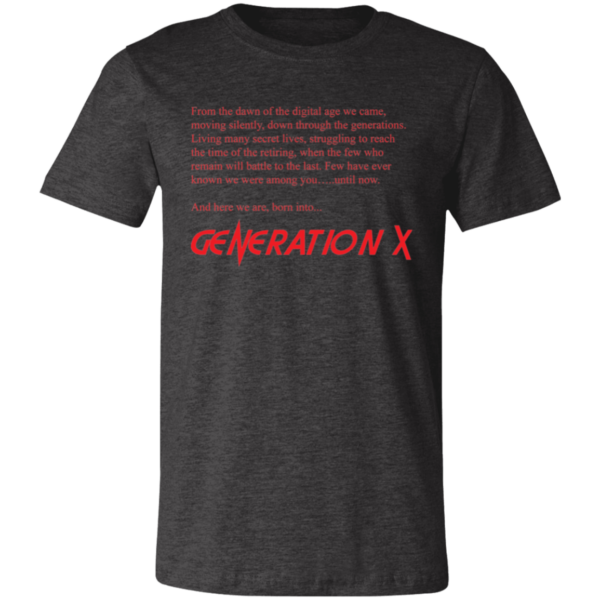 Generation X HIGHLANDER Themed Unisex Jersey Short-Sleeve T-Shirt - Image 6