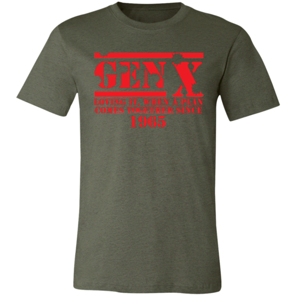 Generation X A-TEAM Themed Unisex Jersey Short-Sleeve T-Shirt - Image 2