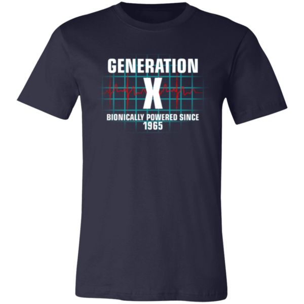 Generation X SIX MILLION DOLLAR MAN Themed Unisex Jersey Short-Sleeve T-Shirt - Image 3