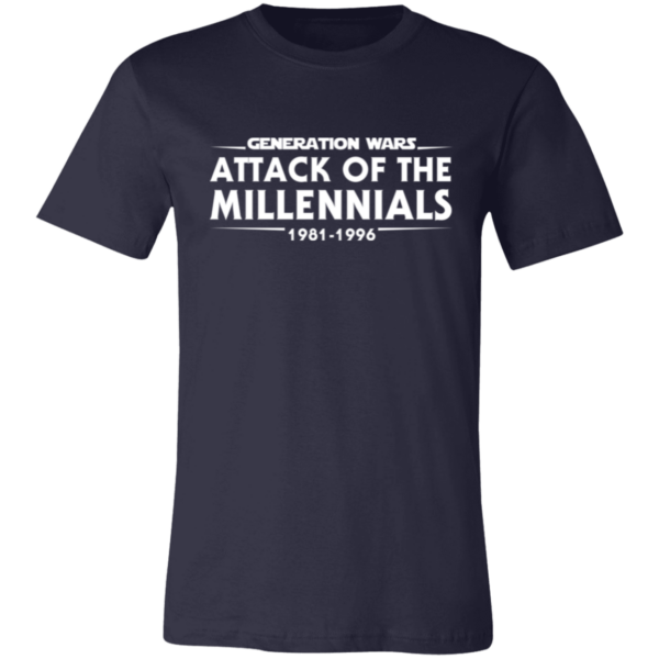 Generation Wars: Attack of the Millennials Unisex Jersey Short-Sleeve T-Shirt - Image 5