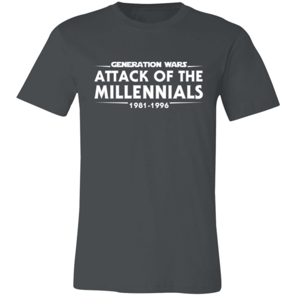 Generation Wars: Attack of the Millennials Unisex Jersey Short-Sleeve T-Shirt - Image 6