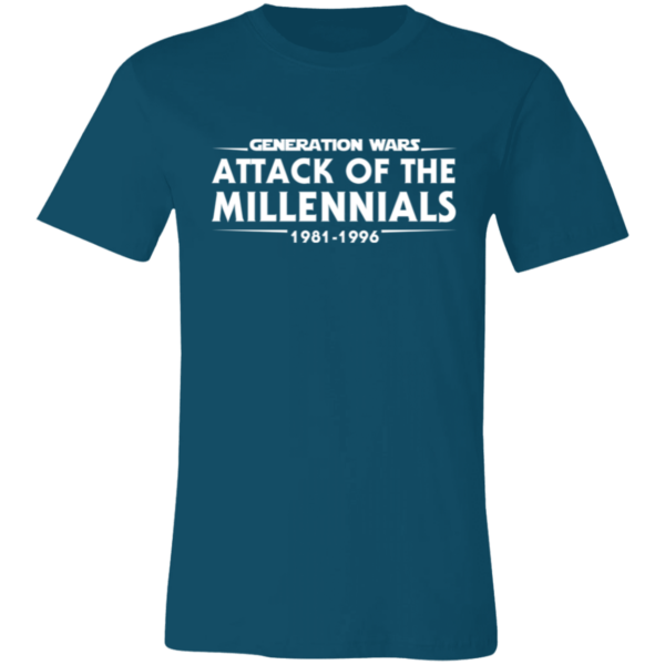 Generation Wars: Attack of the Millennials Unisex Jersey Short-Sleeve T-Shirt - Image 7