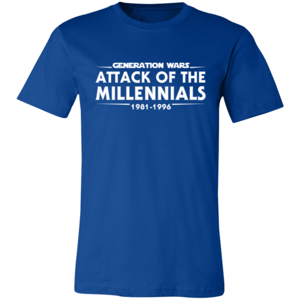 Generation Wars: Attack of the Millennials Unisex Jersey Short-Sleeve T-Shirt - Image 8