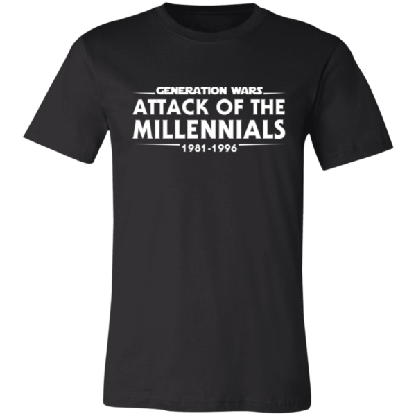 Generation Wars: Attack of the Millennials Unisex Jersey Short-Sleeve T-Shirt - Image 2