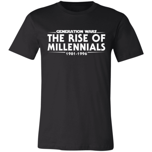 Generation Wars: The Rise of Millennials Unisex Jersey Short-Sleeve T-Shirt - Image 2