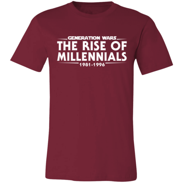 Generation Wars: The Rise of Millennials Unisex Jersey Short-Sleeve T-Shirt - Image 3