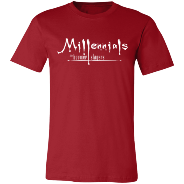 Millennials The Boomer Slayers Unisex Jersey Short-Sleeve T-Shirt - Image 2