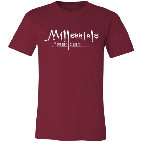 Millennials The Boomer Slayers Unisex Jersey Short-Sleeve T-Shirt - Image 3