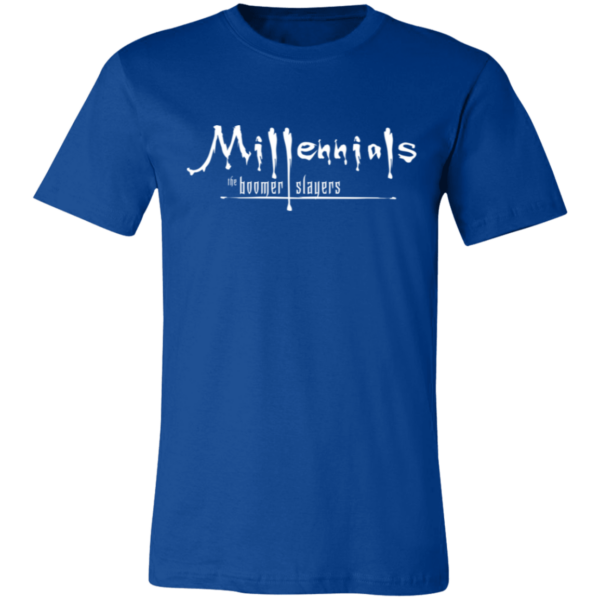 Millennials The Boomer Slayers Unisex Jersey Short-Sleeve T-Shirt - Image 9