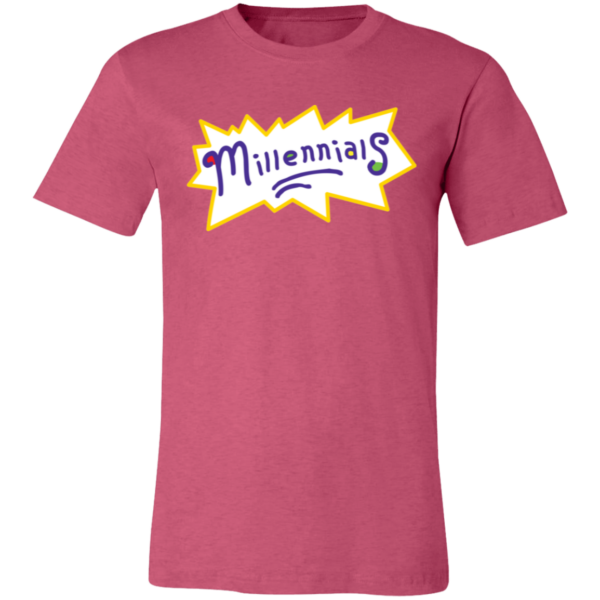 Millennials RUGRATS Themed Unisex Jersey Short-Sleeve T-Shirt - Image 2