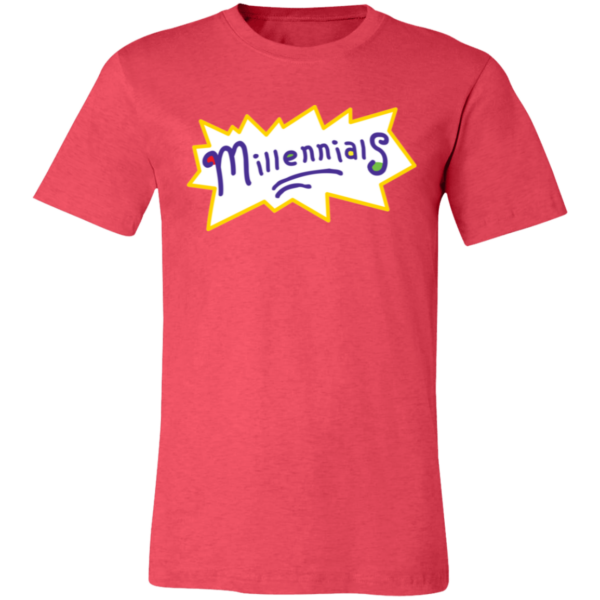 Millennials RUGRATS Themed Unisex Jersey Short-Sleeve T-Shirt - Image 3