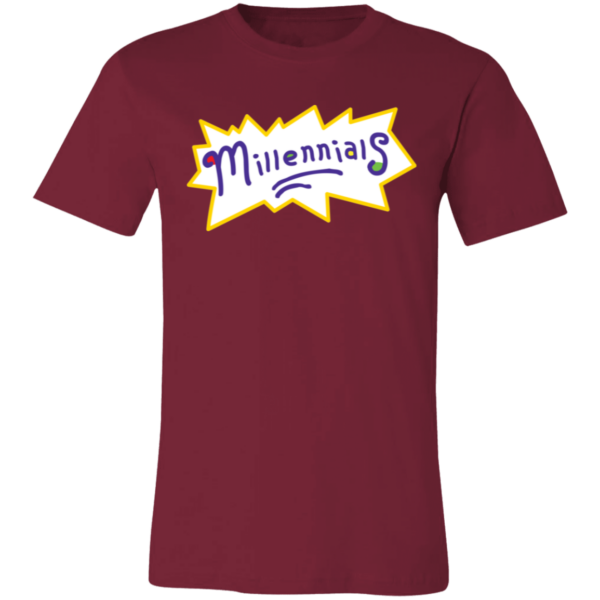 Millennials RUGRATS Themed Unisex Jersey Short-Sleeve T-Shirt - Image 4