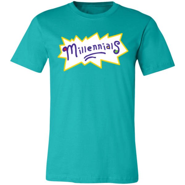 Millennials RUGRATS Themed Unisex Jersey Short-Sleeve T-Shirt - Image 6