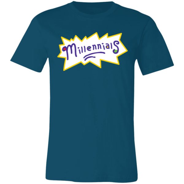 Millennials RUGRATS Themed Unisex Jersey Short-Sleeve T-Shirt - Image 9