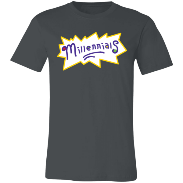 Millennials RUGRATS Themed Unisex Jersey Short-Sleeve T-Shirt - Image 8