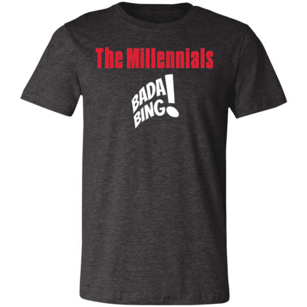 Millennials SOPRANOS Themed Unisex Jersey Short-Sleeve T-Shirt - Image 3