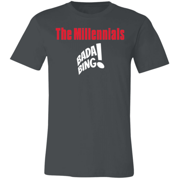 Millennials SOPRANOS Themed Unisex Jersey Short-Sleeve T-Shirt - Image 5