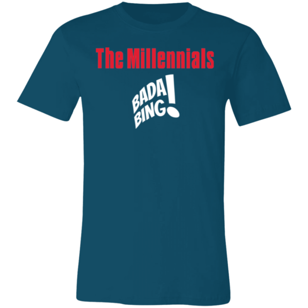 Millennials SOPRANOS Themed Unisex Jersey Short-Sleeve T-Shirt - Image 6