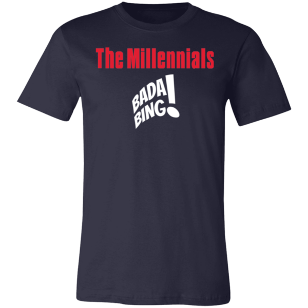 Millennials SOPRANOS Themed Unisex Jersey Short-Sleeve T-Shirt - Image 4