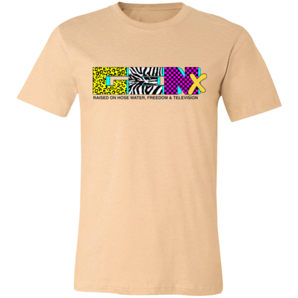 Gen X MTV Themed Unisex Jersey Short-Sleeve T-Shirt - Image 2