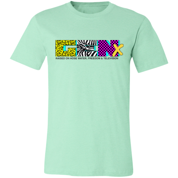 Gen X MTV Themed Unisex Jersey Short-Sleeve T-Shirt - Image 4