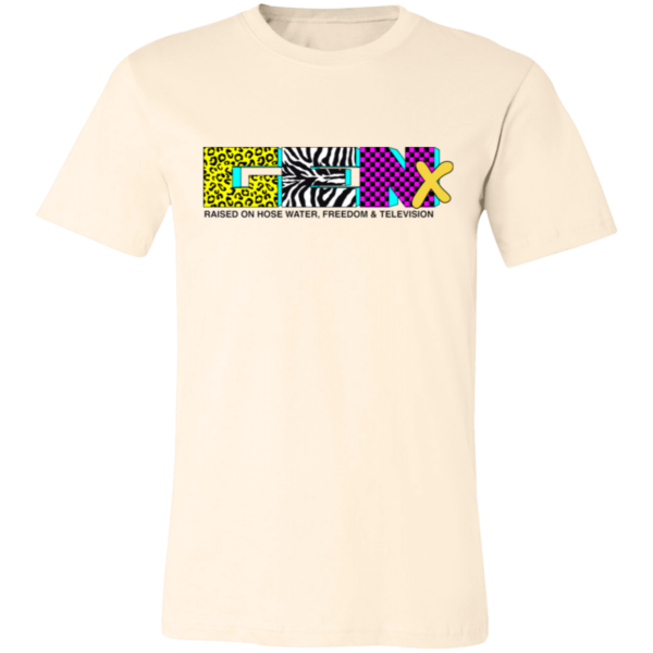 Gen X MTV Themed Unisex Jersey Short-Sleeve T-Shirt - Image 5