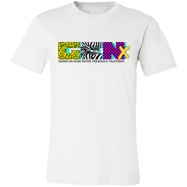 Gen X MTV Themed Unisex Jersey Short-Sleeve T-Shirt - Image 6