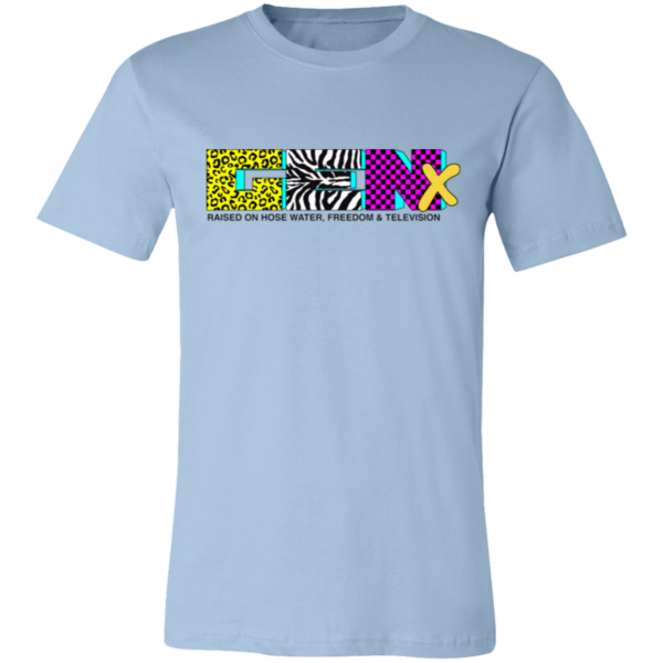 Gen X MTV Themed Unisex Jersey Short-Sleeve T-Shirt - Image 7