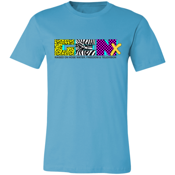 Gen X MTV Themed Unisex Jersey Short-Sleeve T-Shirt - Image 8