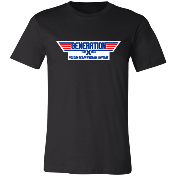 Generation X TOP GUN Unisex Jersey Short-Sleeve T-Shirt - Image 2