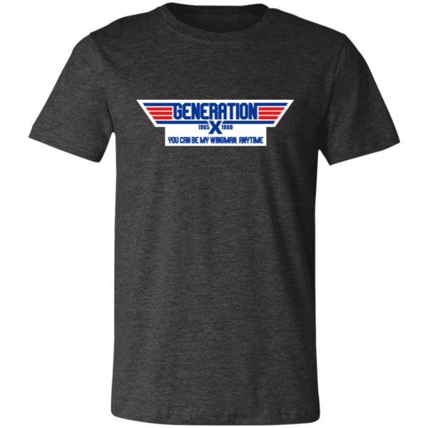 Generation X TOP GUN Unisex Jersey Short-Sleeve T-Shirt - Image 4