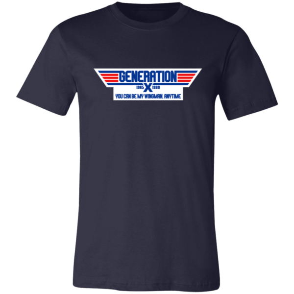 Generation X TOP GUN Unisex Jersey Short-Sleeve T-Shirt - Image 5