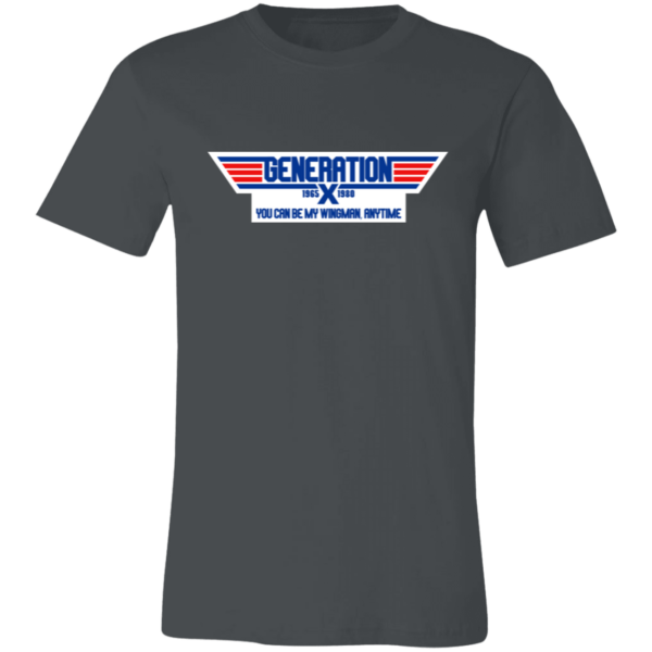 Generation X TOP GUN Unisex Jersey Short-Sleeve T-Shirt - Image 6